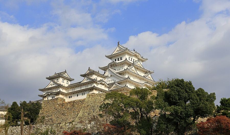 Het witte kasteel van Himeji